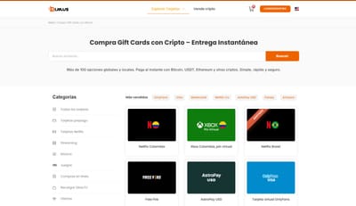 Ecommerce de tarjetas regalo Bixxus - Référencement naturel