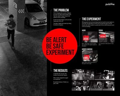 BE ALERT BE SAFE EXPERIMENT - Reclame