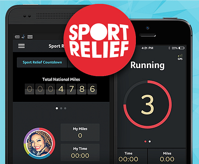 Sport Relief Make Every Mile Count - Mobile App