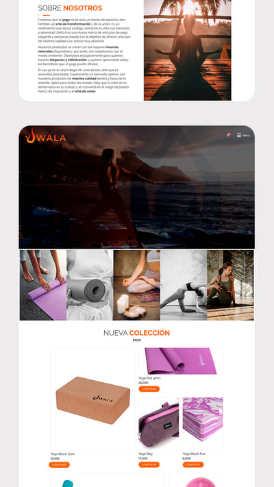Diseño y desarrollo de E-commerce para Jwala - Creación de Sitios Web