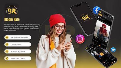 Bloom Rate - Social Network & Memory Sharing App - Mobile App