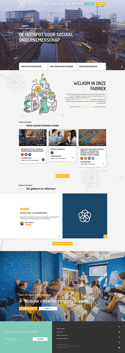 Social Impact Factory - Webseitengestaltung