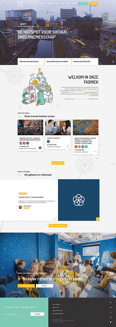 Social Impact Factory - Website Creatie