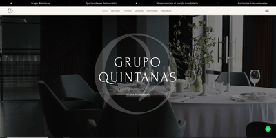 Grupo Quintanas - Webseitengestaltung
