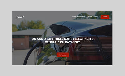 Site Web Electricité général Perrin - Strategia digitale