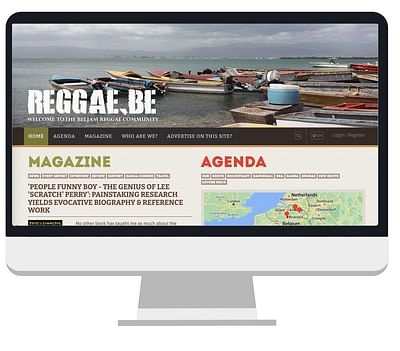 Website Reggae.be - Website Creatie