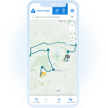 Fietssnelwegen - Website én routeplanner - Website Creatie