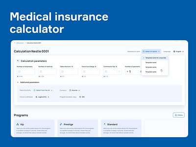 A financial tool for a leading insurance company - Ergonomy (UX/UI)