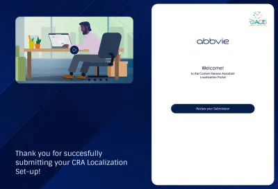 Content Review Portal — plateforme de localisation pour AbbVie - Ergonomie (UX / UI)