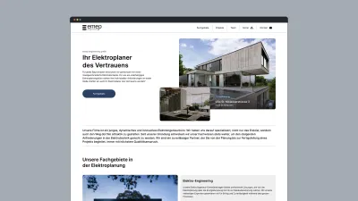 The world of electrical engineering - Webseitengestaltung