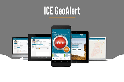 ICE GeoAlert - Site Vitrine - Design & graphisme
