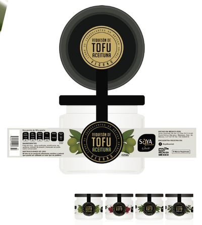 Diseño de packaging para SOYA Gourmet - Branding y posicionamiento de marca