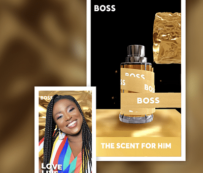 Hugo Boss - Xmas filter - 3D