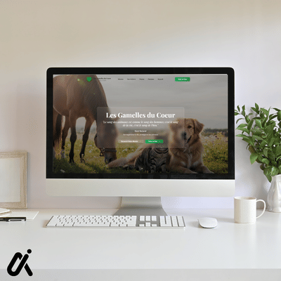 Landing Page | Les Gamelles Du Coeur - Création de site internet