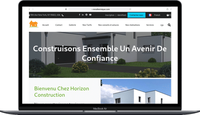 Site vitrine pour Renothermique - E-commerce