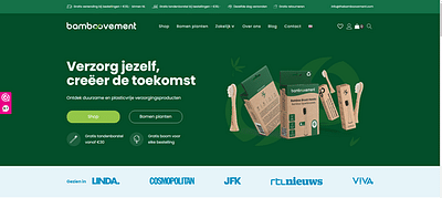 Webshop realisatie The Bamboovement - Social media