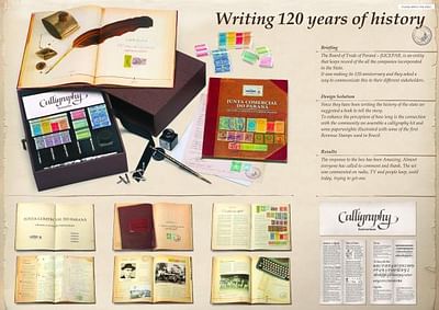 WRITING 120 YEARS OF HISTORY - Publicidad