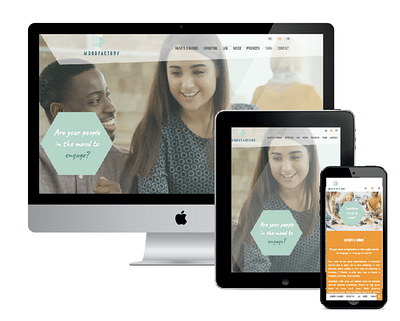 Custom Website Moodfactory - Website Creatie