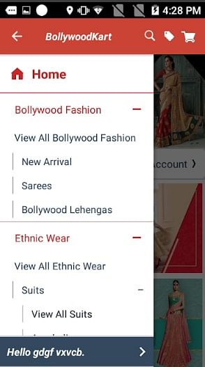 Bollywoodkart Fashion Store - Mobile App
