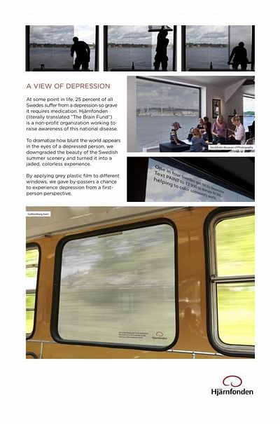A VIEW OF DEPRESSION - Werbung