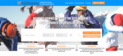 Alpissime [E-tourisme] - Web Application