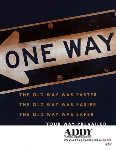One Way - Advertising