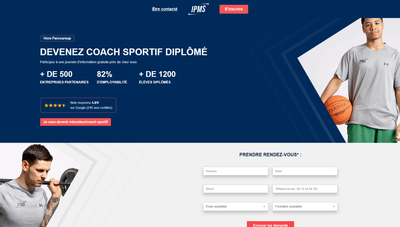 Landing Page IPMS - Website Creatie
