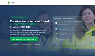 Apave : un baromètre QHSE devenu lead magnet B2B - Growth Marketing
