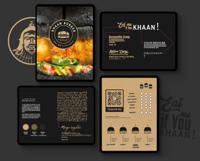 Site vitrine + Branding | KHAAN Burger® - Image de marque & branding