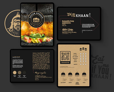 Site vitrine + Branding | KHAAN Burger® - Packaging
