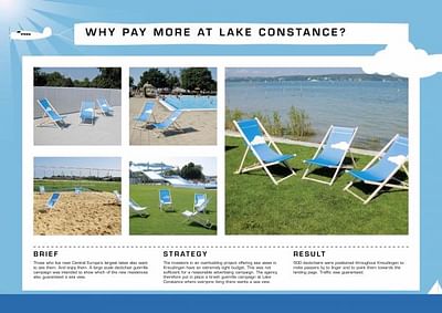 WHY PAY MORE AT LAKE CONSTANCE? - Werbung
