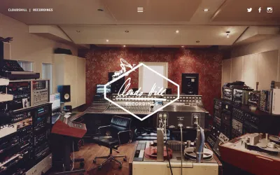Clouds Hill Recordings // Studio Website - Webseitengestaltung