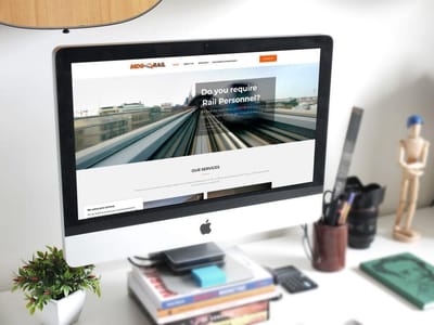 MDG Rail Website Design - Website Creation
