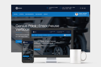 Création Site Web - Genius Pack - Website Administration