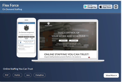 On Demand Staffing Web and  Mobile Apps - Web Applicatie
