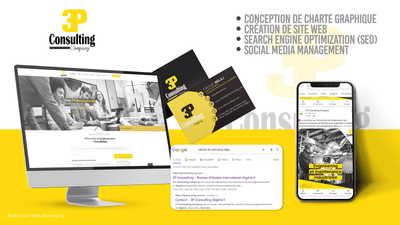 Branding et Compagne marketing digital 3P Consult - Markenbildung & Positionierung