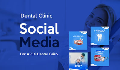 Social Media For APEX Dental Cairo - Réseaux sociaux