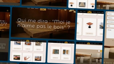 création du site internet B-D-M.be - Website Creation