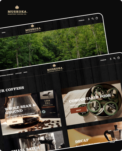 Muskoka Roastery coffee - E-commerce
