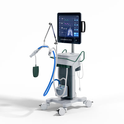 ICU Ventilator Machine - 3D