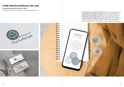 Rebranding + Webdesign Psychotherapeutische Praxis - Marketing