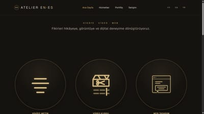 ATELIER EN·ES — Multilingual Studio Website - Website Creatie