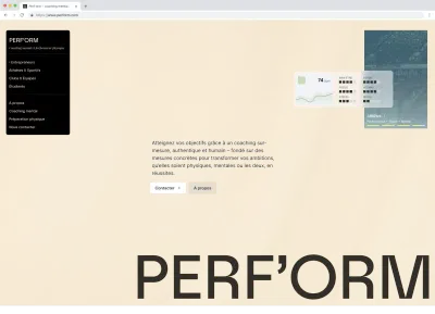 Perform - Website Creatie
