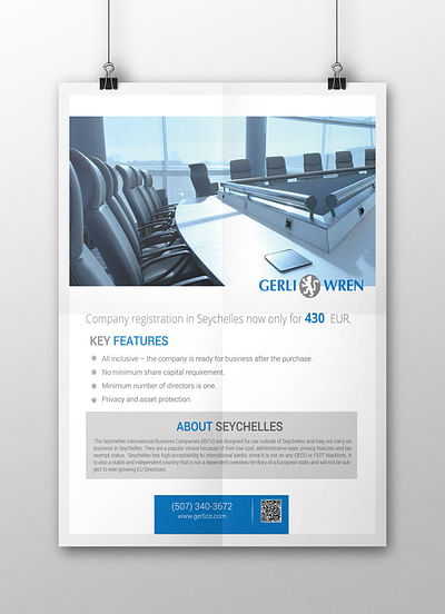 Gerlico.com poster design - Graphic Design