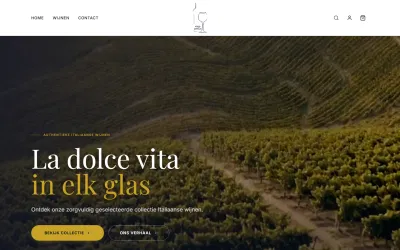 Vino per Lei — headless wijnwebshop - Website Creatie