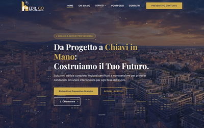 EdilGo Srl (Italy) – company website - Creación de Sitios Web
