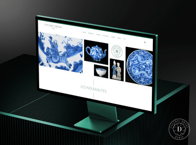 Création UX/UI du nouveau site vitrine de la GALERIE DRAKE. - Website Creatie