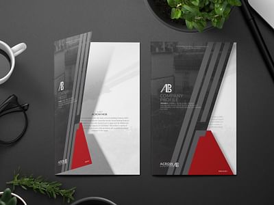 Acrow Company Profile - Graphic Design