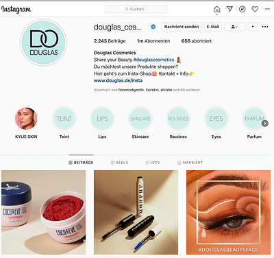 Parfümerie Douglas GmbH - Social Media