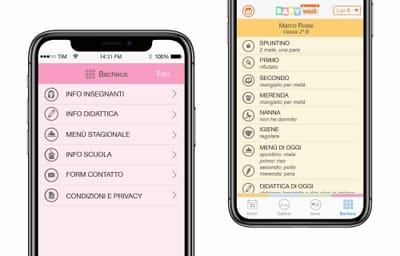 BabyWeek App Asilo Nido - Website Creation